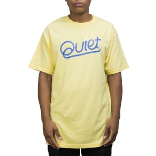 Camiseta Quiet Life Script Logo Amarelo