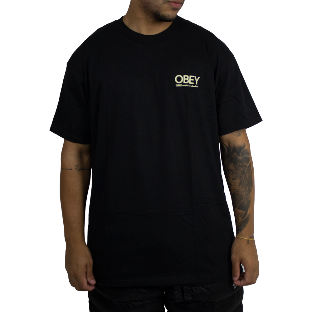 Camiseta Obey Conformity Stan Preto