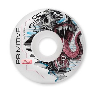 Roda Primitive X Marvel Venom 52mm Branco/preto