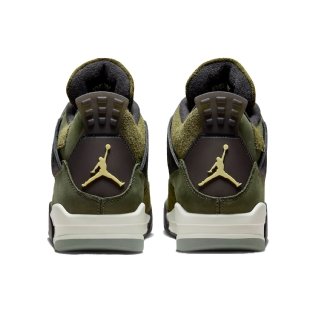 Tênis Nike Air Jordan 4 Retro Craft "olive" Verde Escuro