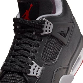 Tênis Nike Air Jordan 4  Retro "Bred Reimagined" Preto/Vermelho