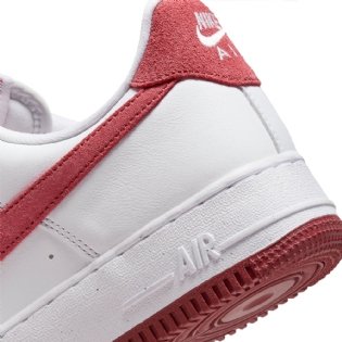 Tênis Feminino Nike Air Force 1 " Adobe " Branco/vermelho
