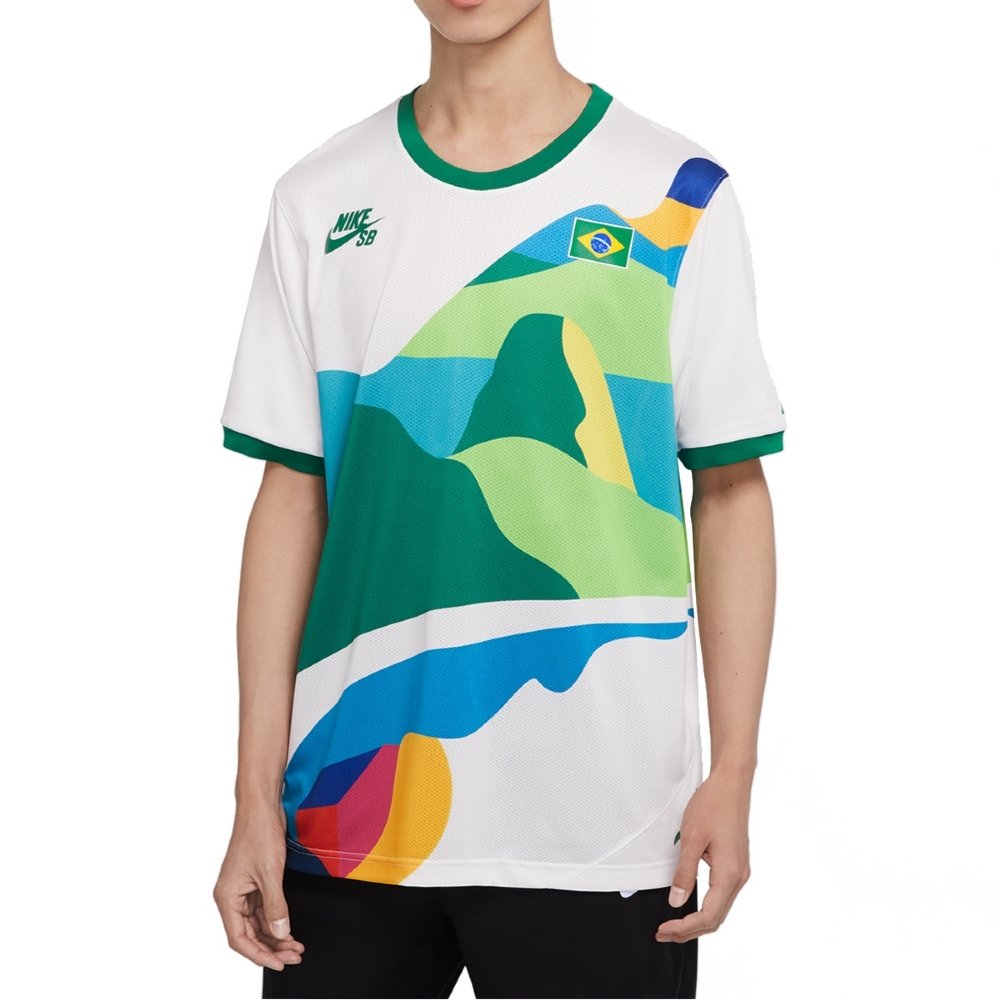 Camiseta Nike Sb Brasil Ring Colorido