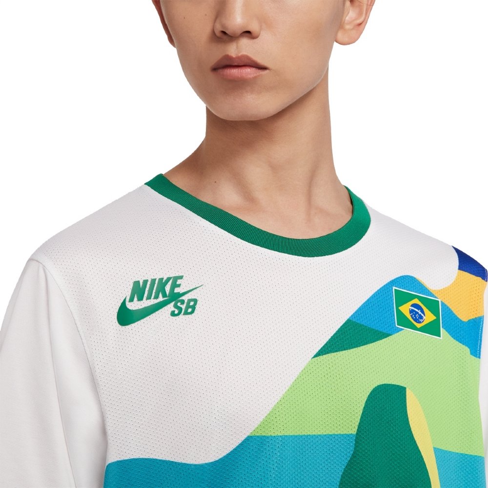 Camiseta Nike Sb Brasil Ring Colorido