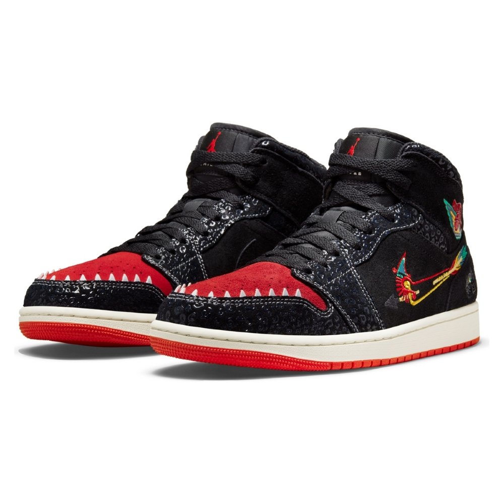 Tênis Air Jordan 1 Mid Banned Vermelho / Preto – Sneaker Sul