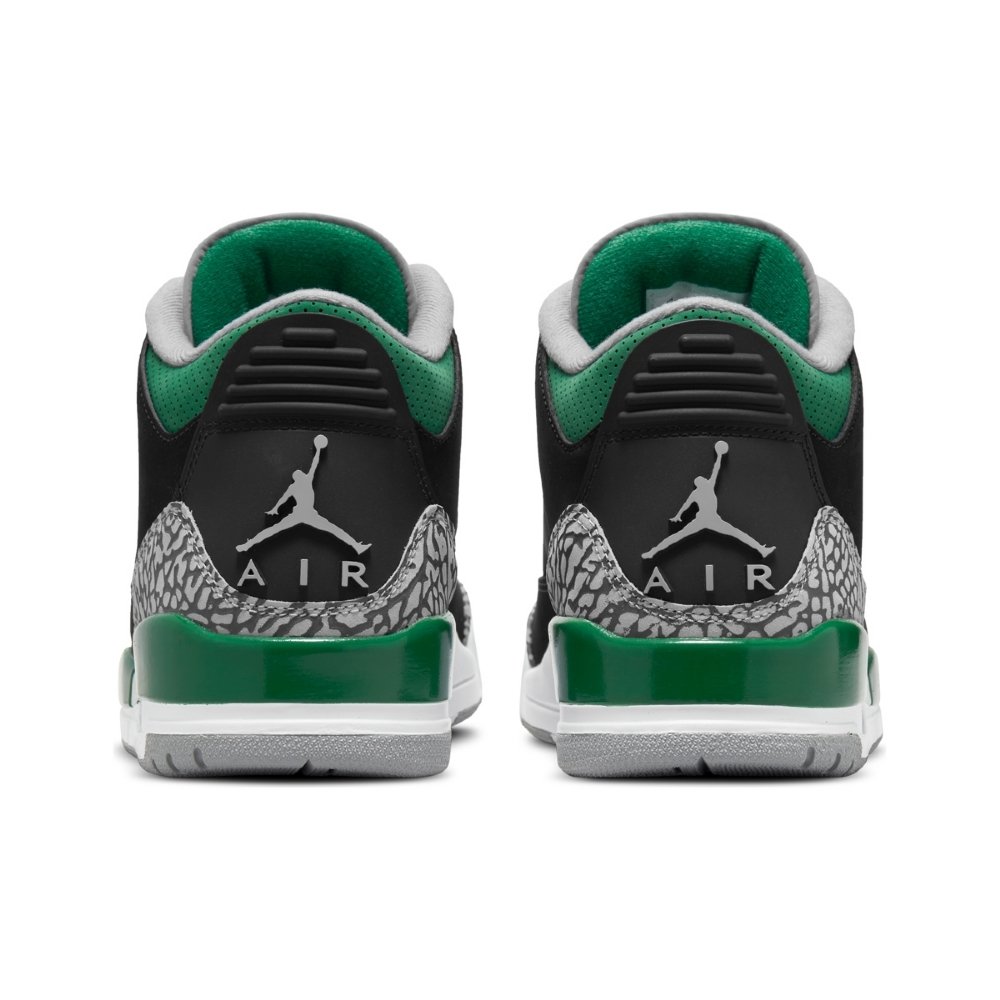 Tênis Nike Air Jordan 3 Retro Preto/verde