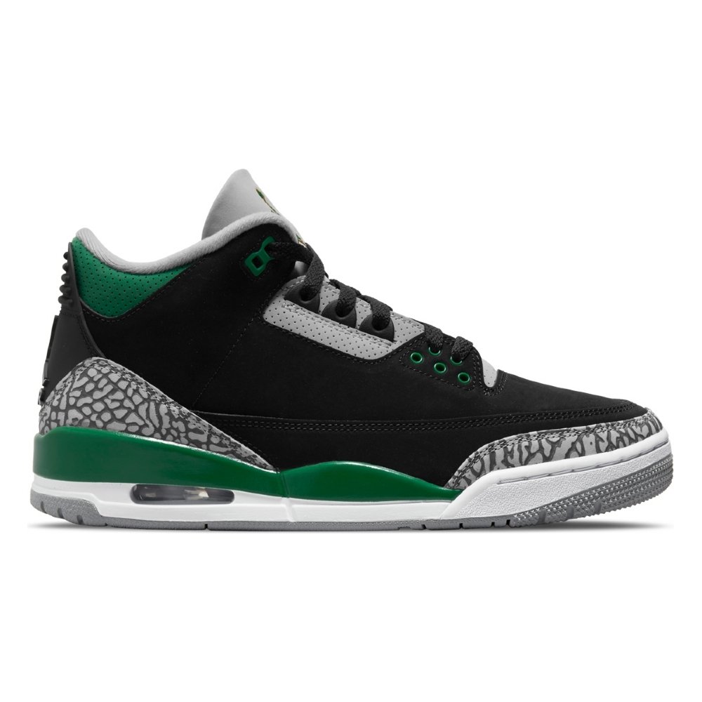 Tênis Nike Air Jordan 3 Retro Preto/verde